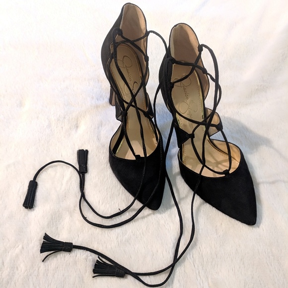 Jessica Simpson Shoes - Jessica Simpson Lace Up Heels